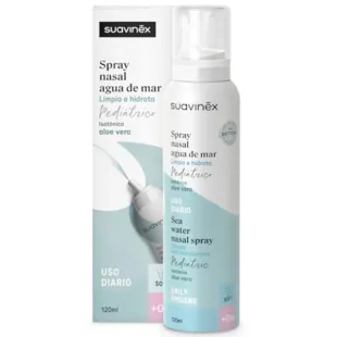 Suavinex Spray Nasal Isotónico con Aloe Vera Pediátrico +0m 120 ml