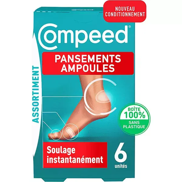 Compeed® - Assortiment Pansements Ampoules x6