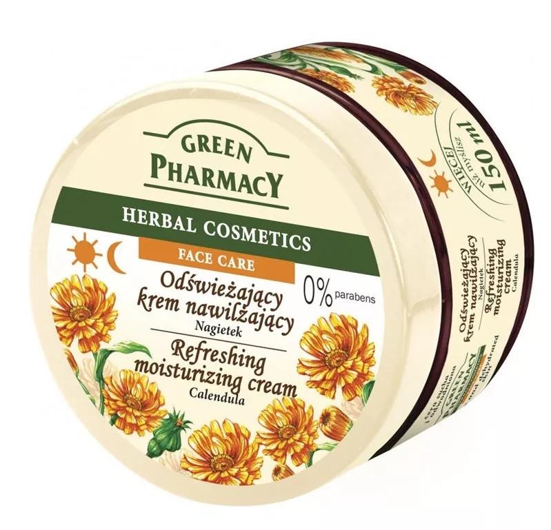 Greenpharmacy Creme Facial Refrescante Com Calêndula green Pharmacy 150ml