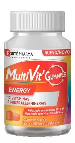 Forté Pharma Multivit Gummies Energy 60 Rebuçados