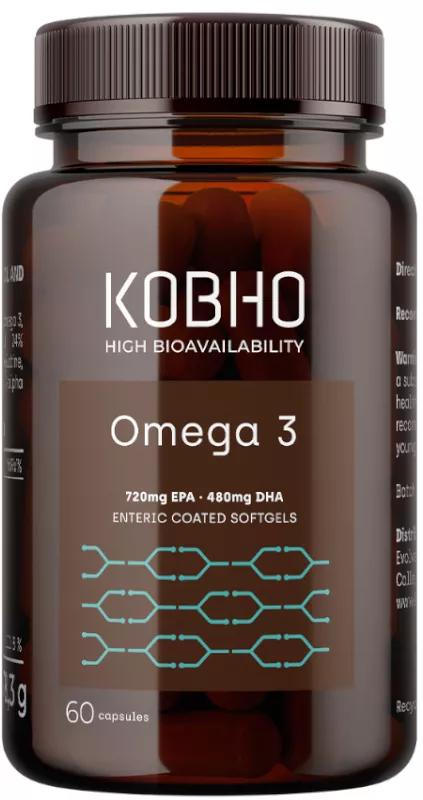 Kobho Labs Oméga 3 + Vitamine E 60 gélules