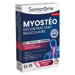 Santarome - Integratore per le articolazioni - Rilassante muscolare - 20 compresse
