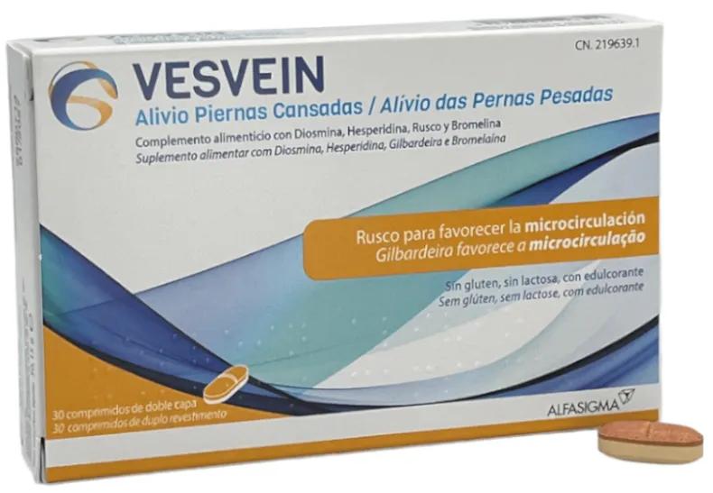 VESVEIN Linderung bei müden Beinen, 30 Tabletten