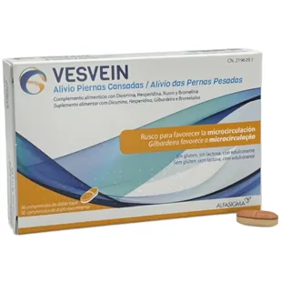 VESVEIN Alivio Piernas Cansadas 30 Comprimidos