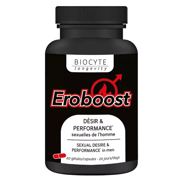 Biocyte Ero Boost Performance Masculine Sexuelle 60 gélules