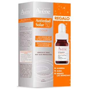 Avène Solar Anti-Aging Color SPF50+ 50 ml + Mini Vitamin Activ Cg Serum