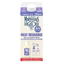 Le Petit Marseillais Pur Savon Liquide à l'Huile de Lavande Maxi Recharge 750ml