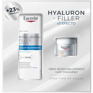 Eucerin Hyaluron-Filler Firming Serum 30ml + Mini Size Day Cream SPF 30 20ml