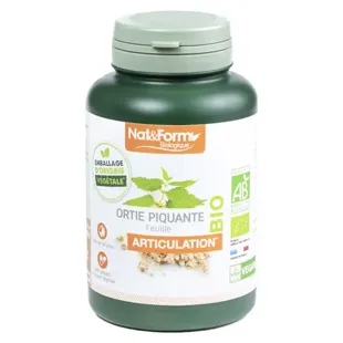 Nat & Form Bio Foglia di Ortica Pungente Integratore Alimentare 200 capsule vegetali