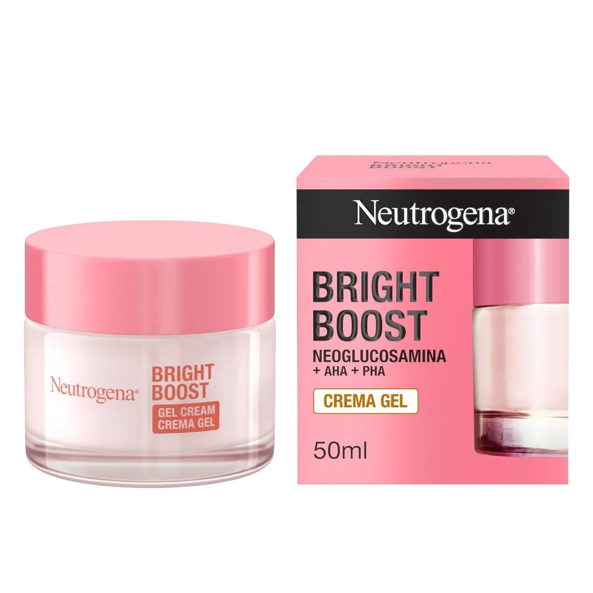 Neutrogena Bright Boost Crema Idratante Viso Crema Gel Illuminante Neoglucosamina 50 ml