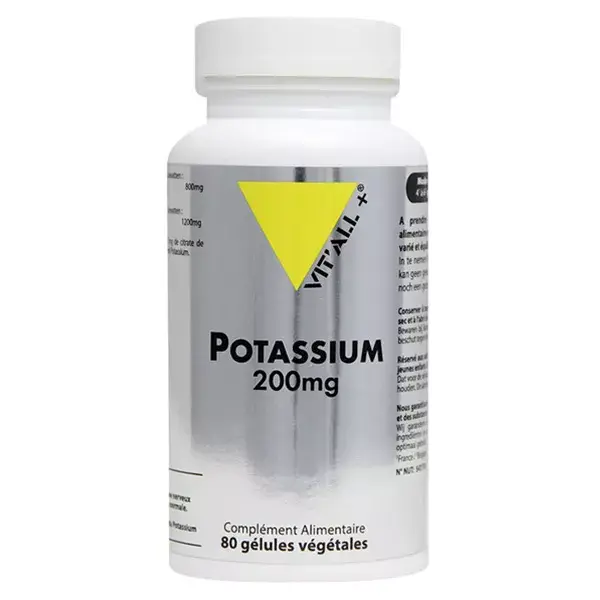 Vit'all+ Potassium 200mg 80 gélules végétales