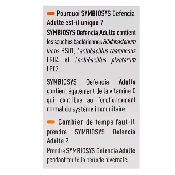 Symbiosys Defencia Adulte Lot de 2 x 30 gélules