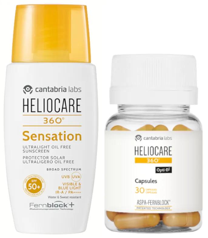 Heliocare 360 Sensation SPF50+ 50 ml + Heliocare 360 30 Capsules