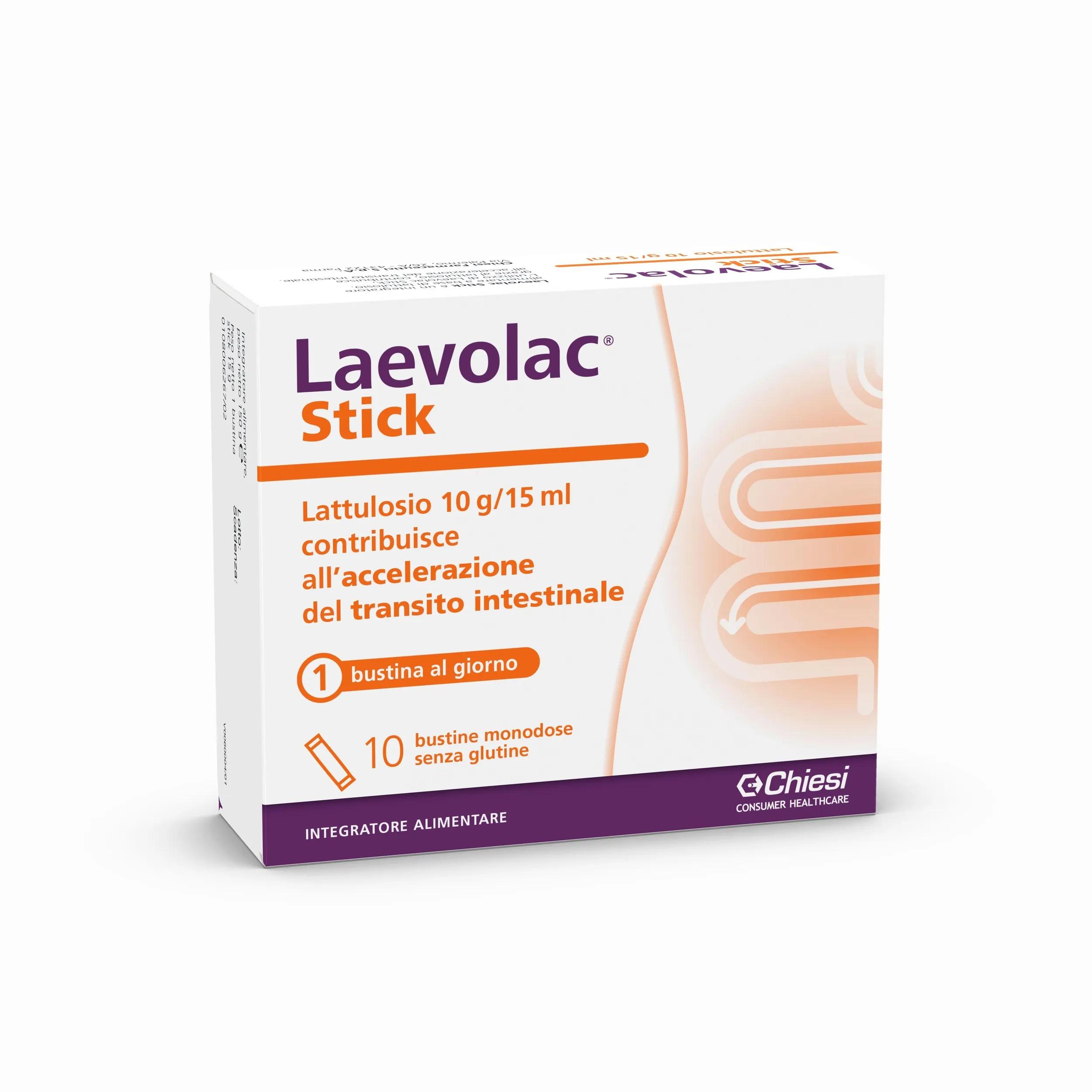 Laevolac Stick Integratore Benessere Intestinale 10 Bustine