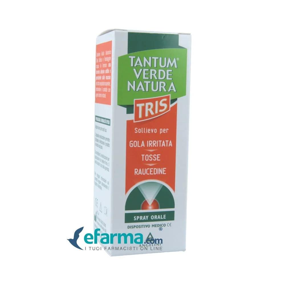 Tantum Verde Natura Tris Spray Orale Tosse e Mal di Gola 15 ml