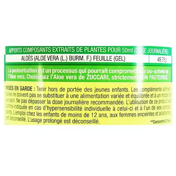 (aloevera)2 Zuccari Nutri-Aloe 500ml