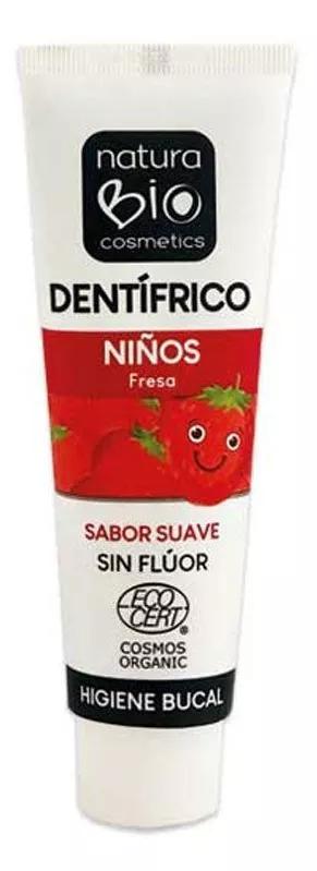 Naturabio Cosmetics Naturabio Dentífrico Niños Sin Flúor Fresa 50 ml