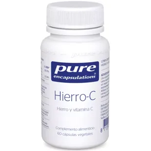 Pure Encapsulations Iron-C 60 Vegetable Capsules