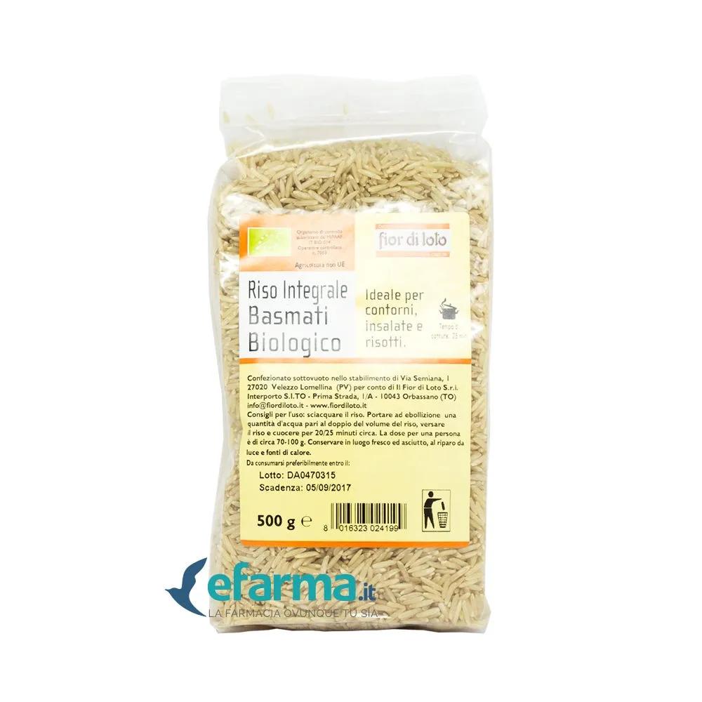 Fior Di Loto Riso Basmati Integrale Biologico 500 g