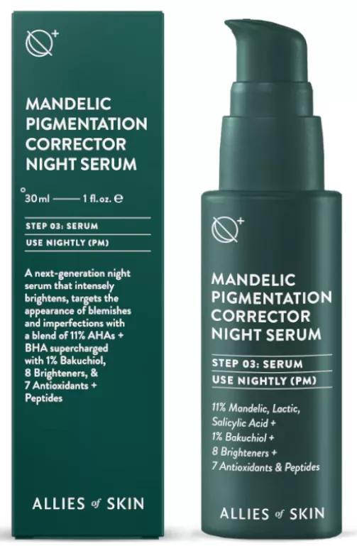 Allies of Skin Mandelic Pigmentatie Corrector Nachtserum 30 ml