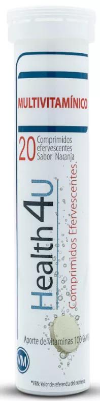 H4U Multivitaminico 20 compresse effervescenti all'arancia