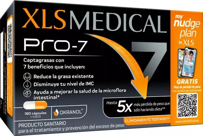 XLS Medical Pro 7 Captagrasas 180 Cápsulas