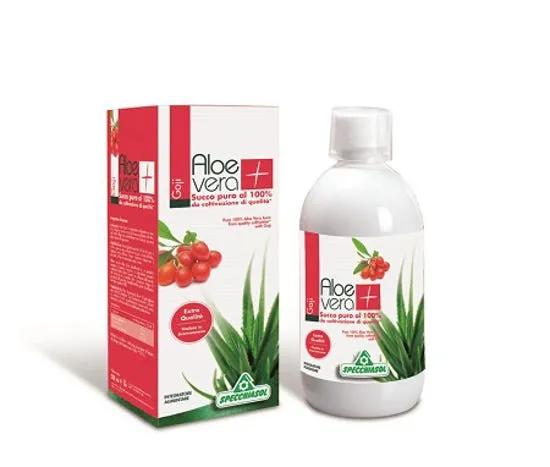 Specchiasol Succo Di Aloe Vera + Goji Integratore Drenante 1 Litro