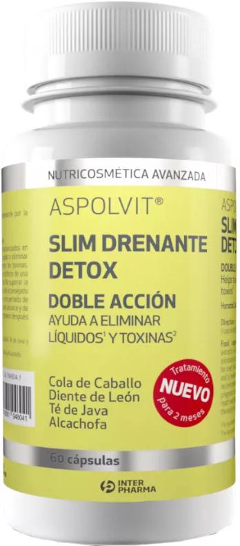 Aspolvit Slim Drainant Détox 60 Gélules