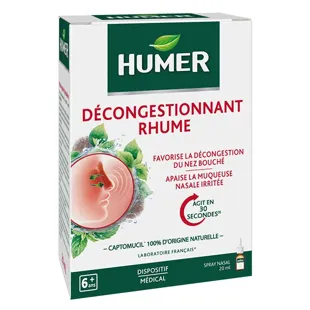 Humer Decongestionante Raffreddore 20ml
