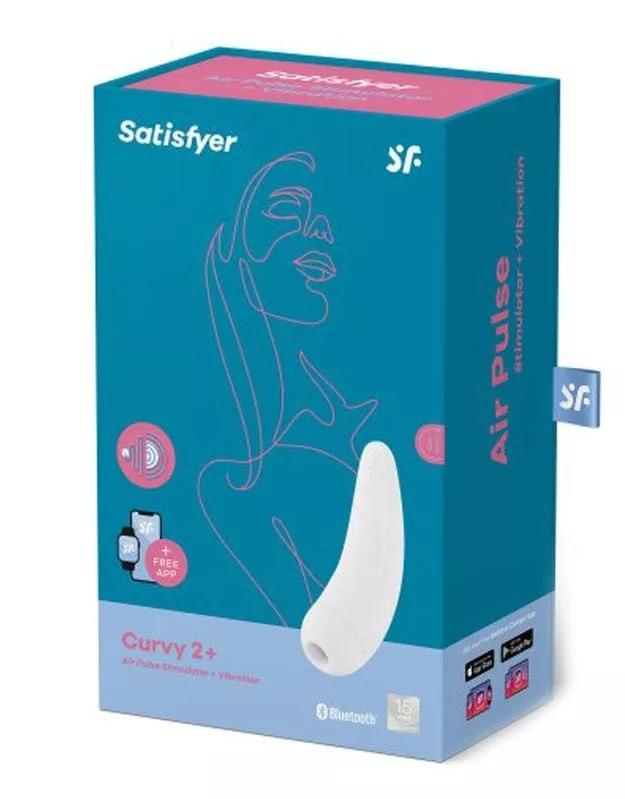 Satisfyer Curvy 2+ Estimulador Clítoris Blanco