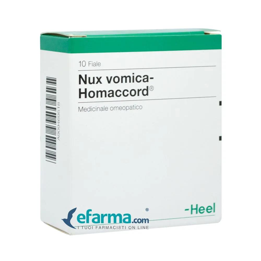 Guna Nux Vomica-Homaccord Medicinale Omeopatico 10 Fiale