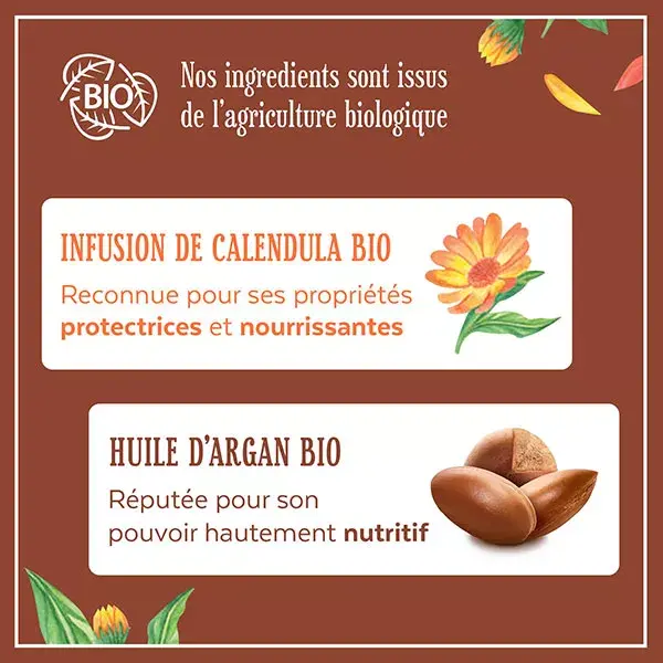 Le Petit Marseillais Masque Nutrition Calendula et Huile d'Argan Bio 300ml