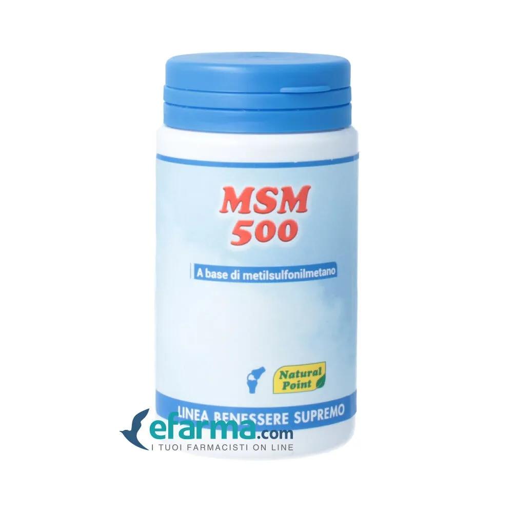 Natural Point MSM 500 Integratore Di Zolfo 100 Capsule Vegetali