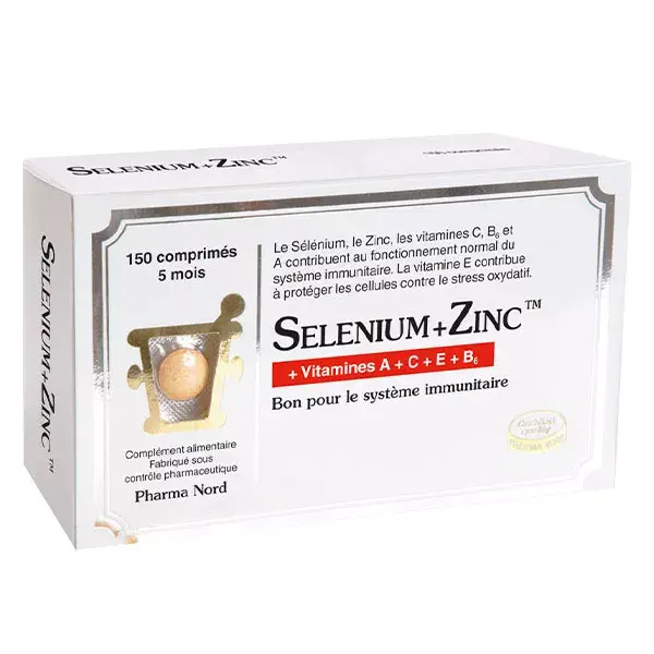 Pharma Nord Sélénium Zinc 150 comprimés