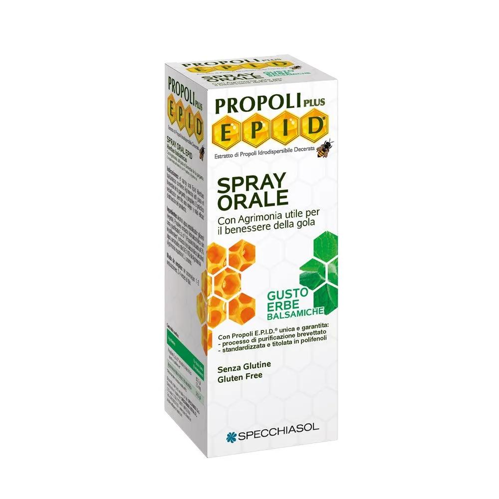 Specchiasol Epid Spray Orale Con Erbe Balsamiche Integratore Per la Gola 15 ml