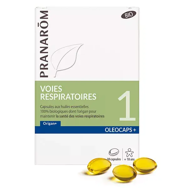 Pranarom Oleocaps 1 Voies Respiratoires Bio 30 capsules