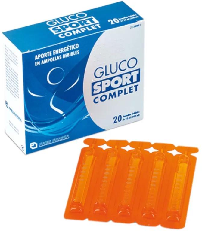 Faes Farma Gluc Up 15 Glucosport Compleet 20 Drinkbare Ampullen