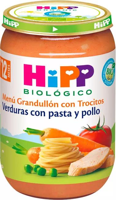 HiPP Glas Gemüse mit Nudeln und Huhn +12m BIO 220 gr