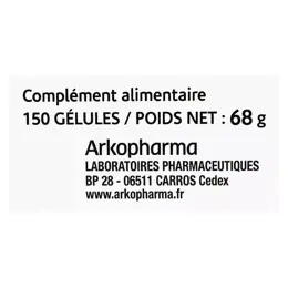 Arkopharma Arkogélules Bardane Bio 150 gélules