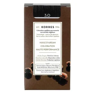 Korres Capillaire Colorazione Permanente Castano Scuro Naturale 3.0