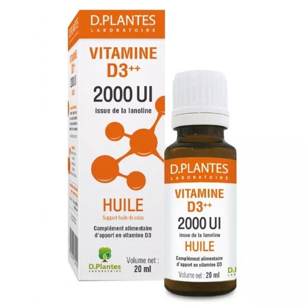 D.Plants VITAMINA D3 2000 UI ORIGINAL Codigdrops de 20 ml