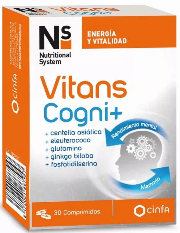 NS Vitans Cogni+ 30 Comprimés