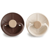 Frigg Little Viking Pacifier Block Silicone Cream/Cocoa +6m 2 units