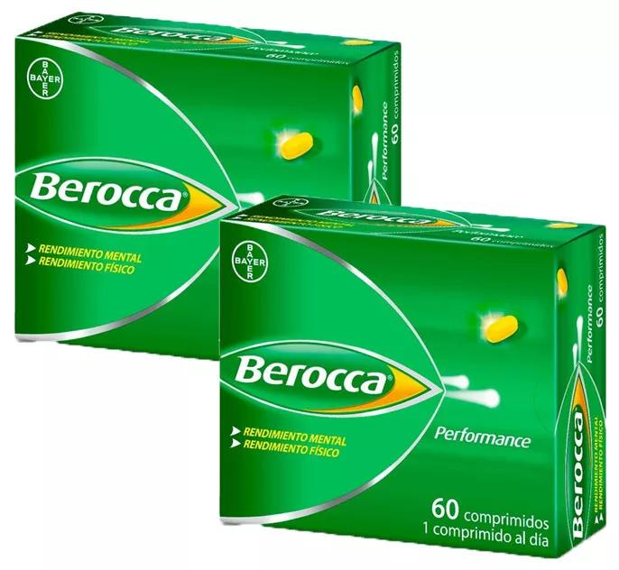 Berocca Performance Vitaminas e Rendimento Bayer 2x60 Comprimidos