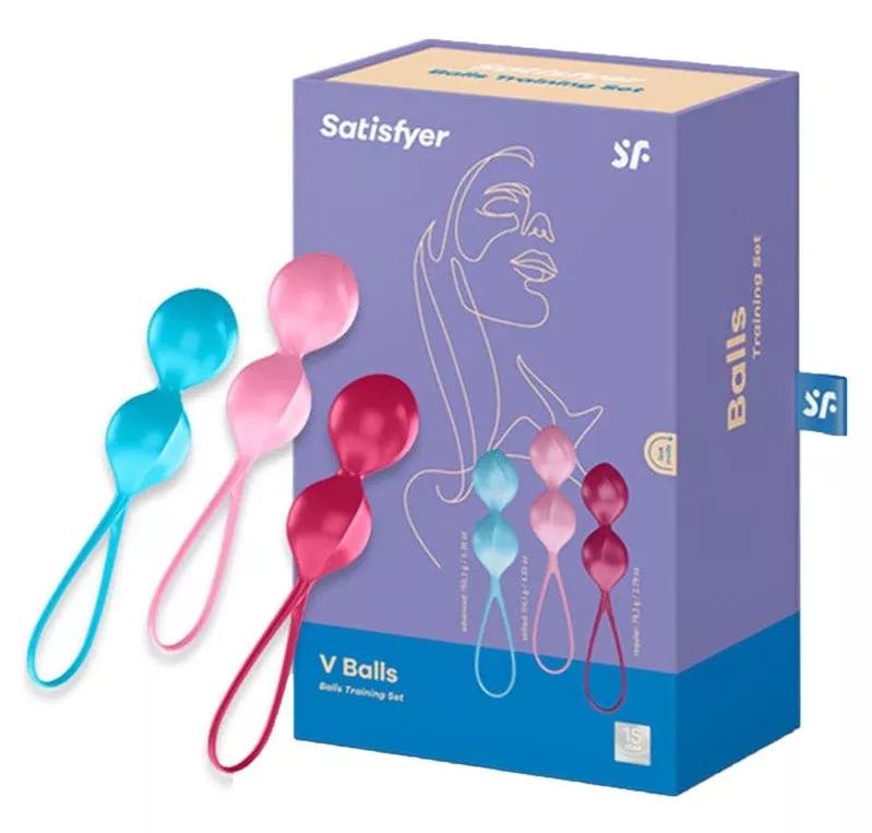 Satisfyer Exercitador de Solo Pélvico V Balls 3 uds