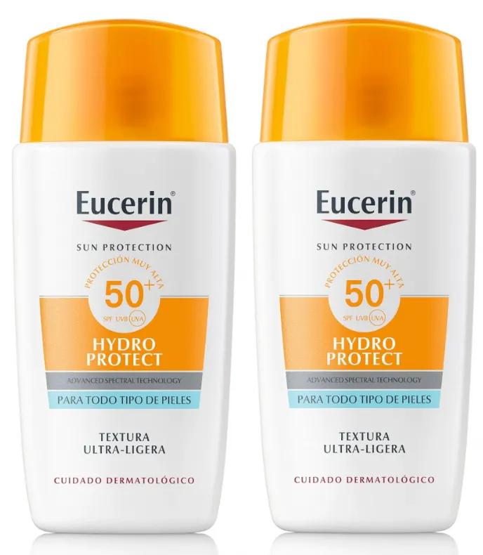 Eucerin Facial Solar Hydro Protect Fluid SPF50+ 2x50 ml