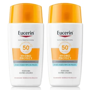 Eucerin Gesichtssonnen-Hydro-Protect-Fluid LSF 50+ 2x50 ml