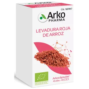 Arkopharma Arkocápsulas Levadura Roja de Arroz 45 Cápsulas