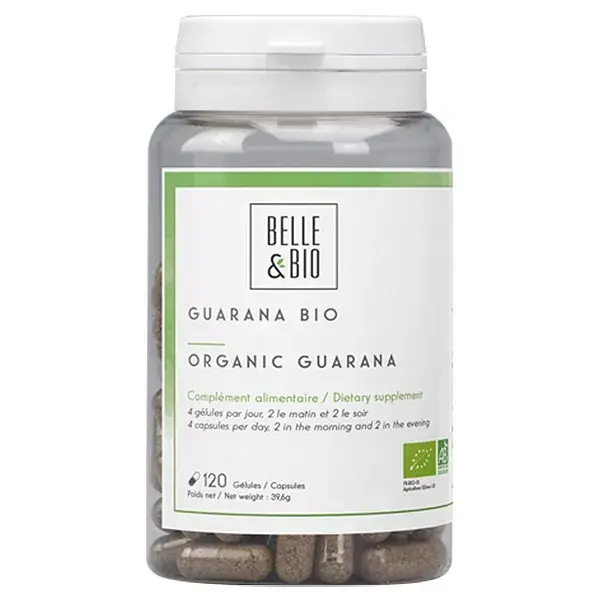 Belle & Bio Guarana Organic 120 capsules