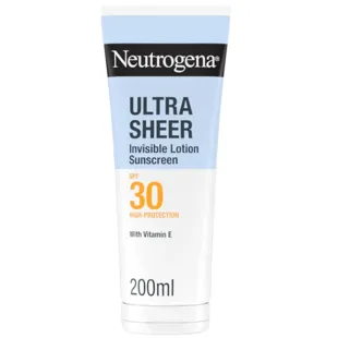 Neutrogena Ultra Sheer Moisturizing Invisible Sun Lotion SPF30 200 ml